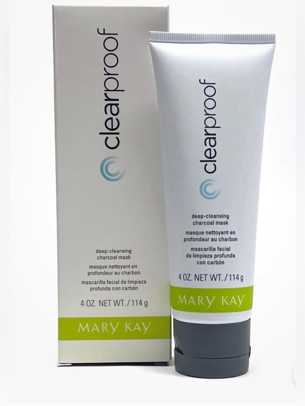 MARY KAY CLEARPROOF~DEEP CLEANSING CHARCOAL MASK~094148~FULL SIZE~4 OZ~NIB!